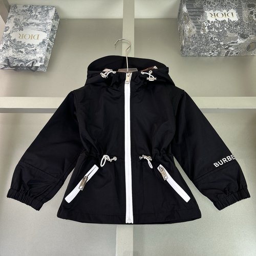 Burberry Boys & Girls High-End Soft Trench Coat