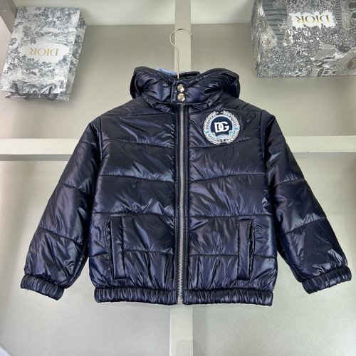 D & G Unisex Kids High-End Hand-Filled Down Cotton Jacket