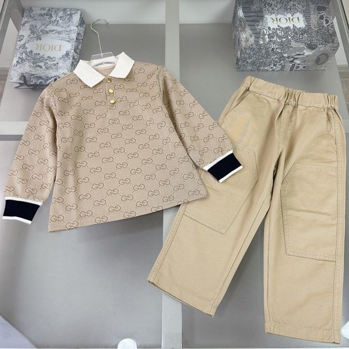 Gucci High-End Kids Cotton Set - Comfortable & Stylish