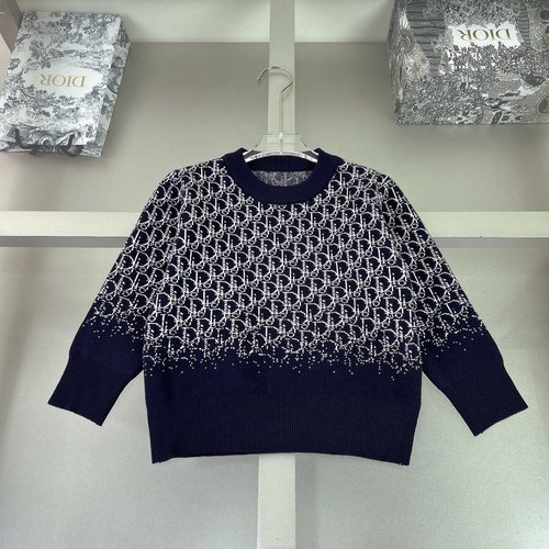 Dior Unisex Kids Wool-Blend Sweater Soft & Stylish