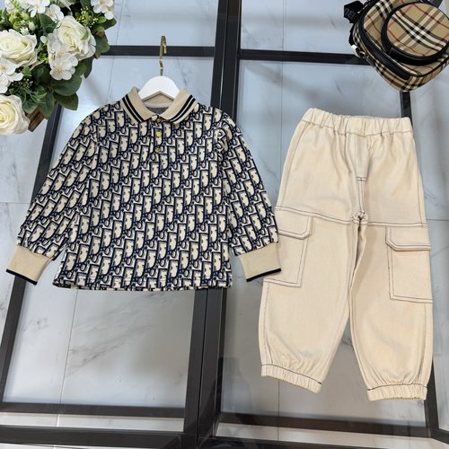 Dior Boys High-End Cotton Outfit: Comfy & Stylish
