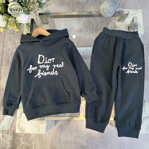 Dior Kids Unisex Set, Cotton Terry, Comfortable & Stylish