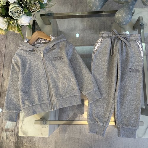 Dior Premium Unisex Kids Cotton Outfit Set - Comfortable Stylish