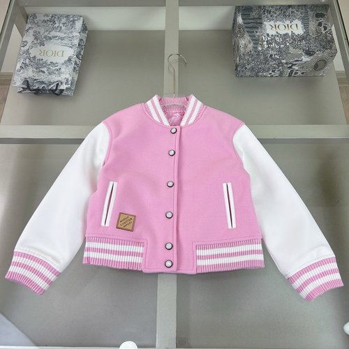 LV Luxury Kids Baseball Jacket 