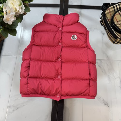 Moncler Girls Premium White Goose Down Vest 