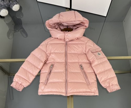 Moncler Unisex Kids 90 Duck Down Jacket Detachable Hood Windproof 