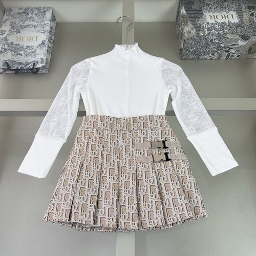 Dior Girls High-End Skirt Set 