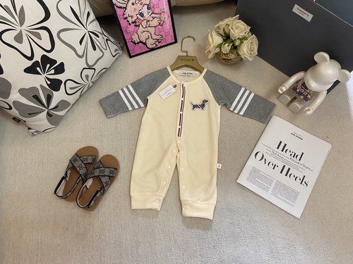 Thom Bn High-end Baby Rompers for Boys & Girls, 100 Cotton 