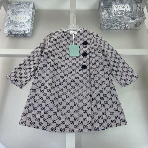 Gucci Girls Jacquard Jacket - Comfortable Kids Outerwear 