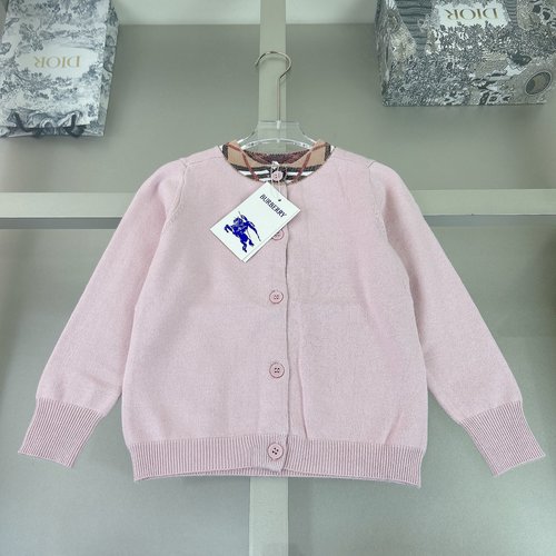 Burberry Girls Wool Blend Cardigan Soft Comfortable 