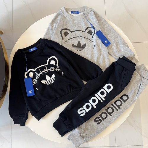 Adidas Unisex Premium Cotton Kids Outfit Set (Fleece/Terry) 