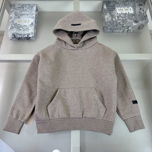 Essentials Unisex Kids Hoodie Jacket Back Print Cotton Fleece