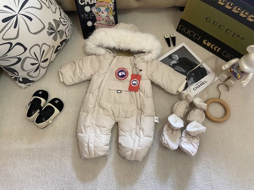 Canada Goose Unisex Kids Winter Fleece Snowsuit Set