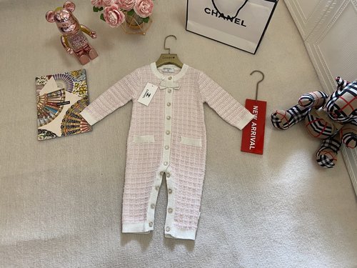 Chanel Premium Cotton Baby Girls Infant Romper