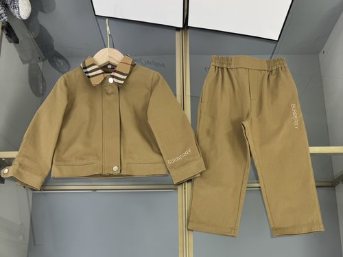 Burberry Boys High-End Cotton Outfit Set