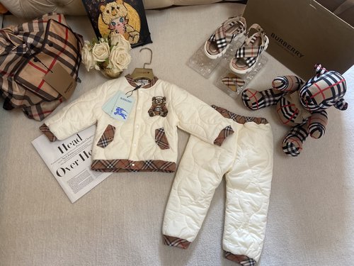 Burberry Unisex Infant & Kids Cotton Padded Outfit Set 