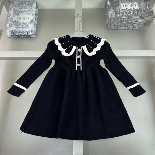 Chanel Girls Knit Dress - Comfortable & Chic Kids Outfit