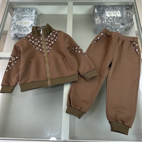 LV Kids Cotton Set, Classic Pattern, Comfortable & Stylish