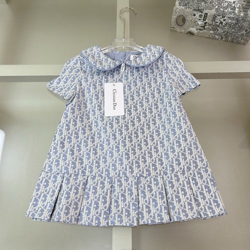 Dior Girls High-End Cotton Dress, Comfortable & Stylish