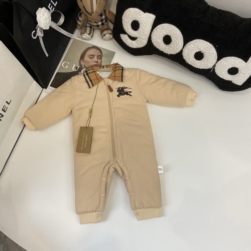 Burberry High-End Kids Thick Cotton Onesie for Boys & Girls 