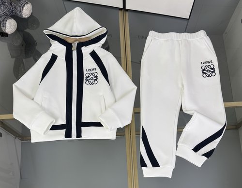 Loewe Kids Custom Modal Cotton Set with Logo Embroidery