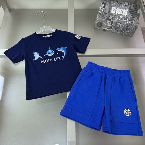 Moncler High-End Kids Pure Cotton Clothing Set for Boys & Girls