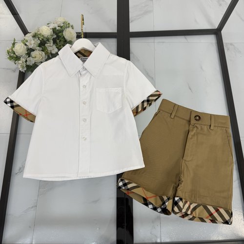 Burberry Kids Cotton Outfit Set Comfortable & Stylish