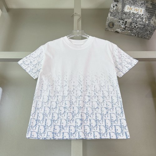 Dior Kids High-End T-Shirt, Foam Print, 100 Cotton, Comfortable & Stylish 