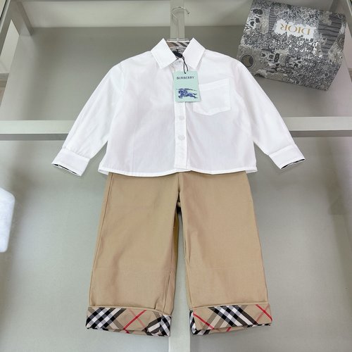 Burberry Unisex Kids Cotton Set - Comfortable & Stylish 