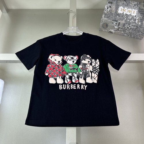 Burberry Kids Unisex Cotton T-Shirt Comfortable & Stylish 