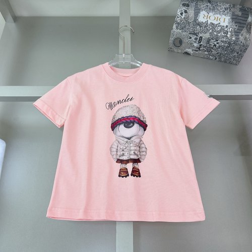 Moncler Kids T-shirt Foam Print Comfortable Stylish