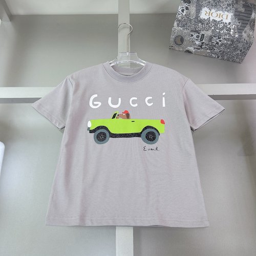 Gucci Boys & Girls Puff Print Kids T-Shirt Comfortable Stylish 