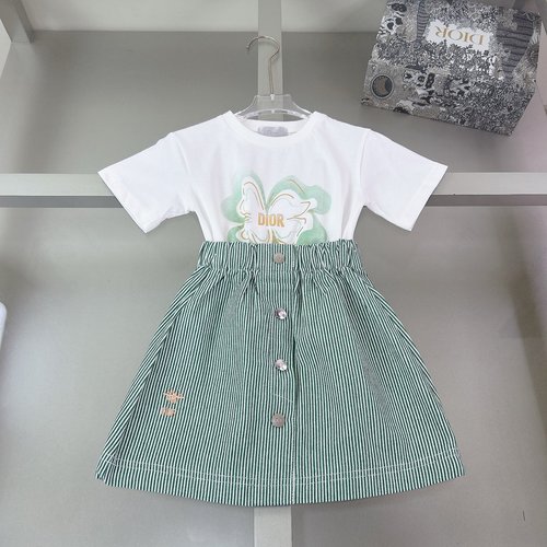 Dior Girls Premium 100 Cotton Outfit Set