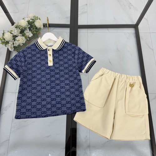 Gucci Unisex Kids Premium Cotton Set, Comfortable & Stylish