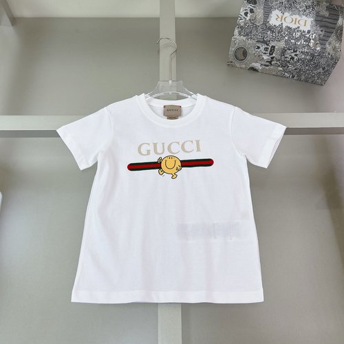Gucci Kids Mr. Men Little Miss Print Cotton T-Shirt 