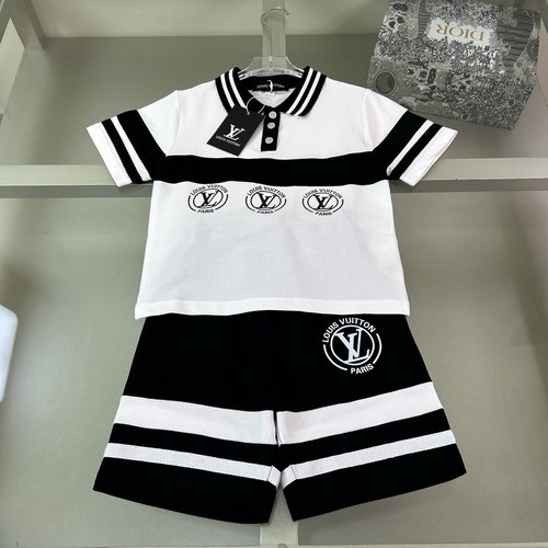 LV Premium Cotton Kids Set (Boys & Girls) – Comfy & Stylish