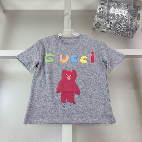 Gucci Kids Foam Print Cotton T-Shirt, Comfy & Stylish 