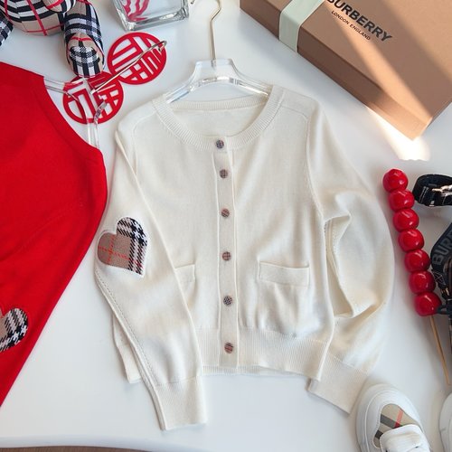 Burberry Kids Wool-Blend Cardigan 