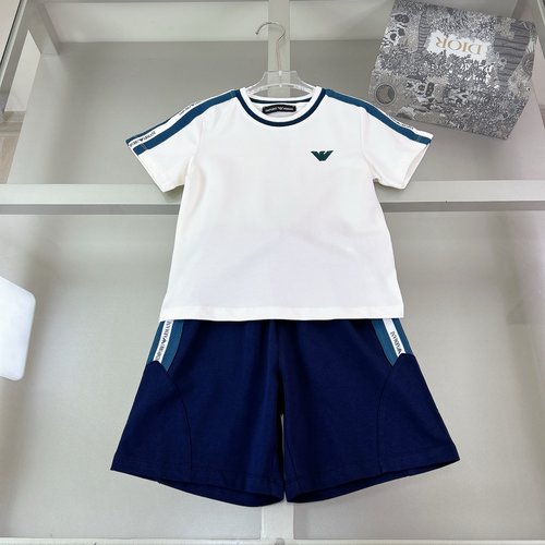 Armani Unisex Kids Cotton Set - Breathable Slight Stretch 