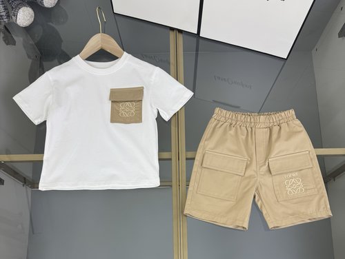 Loewe Kids Premium Set: Cotton Top & Woven Shorts 