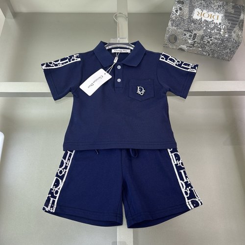 Dior Premium Kids Cotton Outfit Set - Breathable & Comfortable