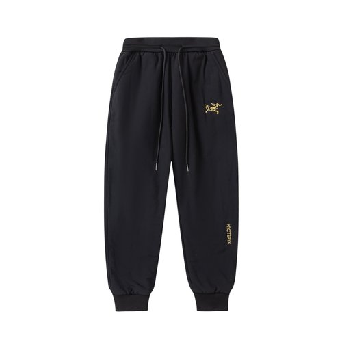 Arcteryx Kids Gold-Embroidered Lightweight Cotton Slim Pants